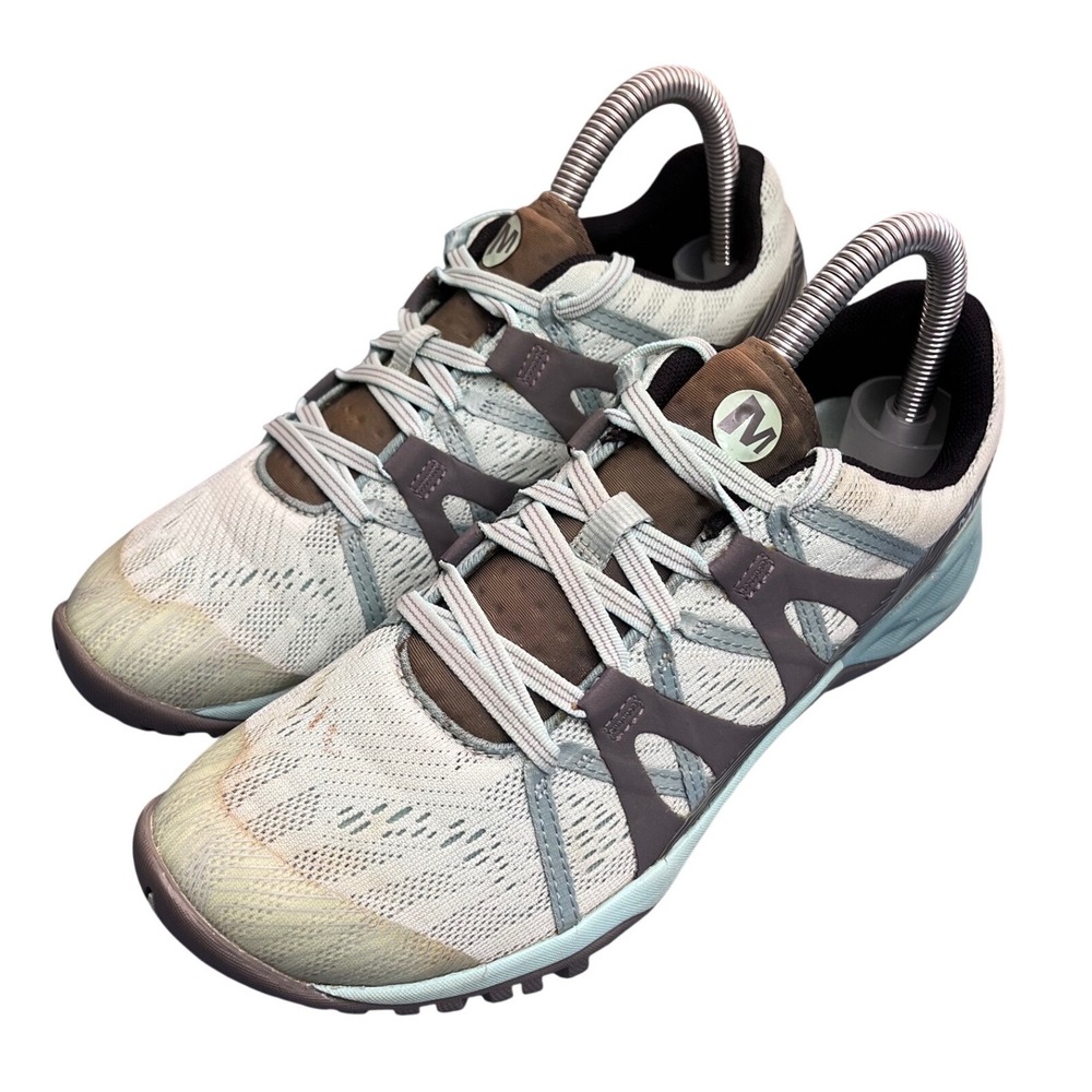 Merrell Siren Edge Q2 Women Hiking Shoes Blue Grey J12396 Size 7.5